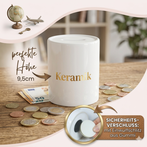 Spardose mit Wunschmotiv